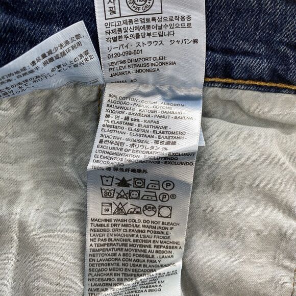 Levi's 541 Athletic Taper Jeans Men 46x28 Blue Stretch Big & Tall American Denim - Picture 7 of 14